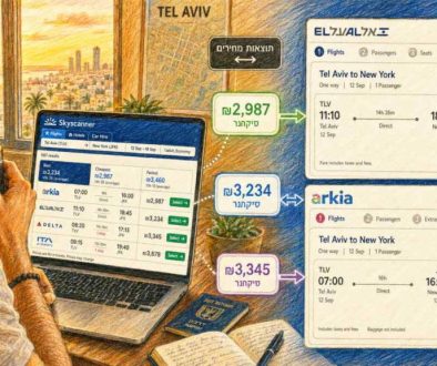 מנוע חיפוש vs קנייה ישירה - איפה כרטיס טיסה זול יותר